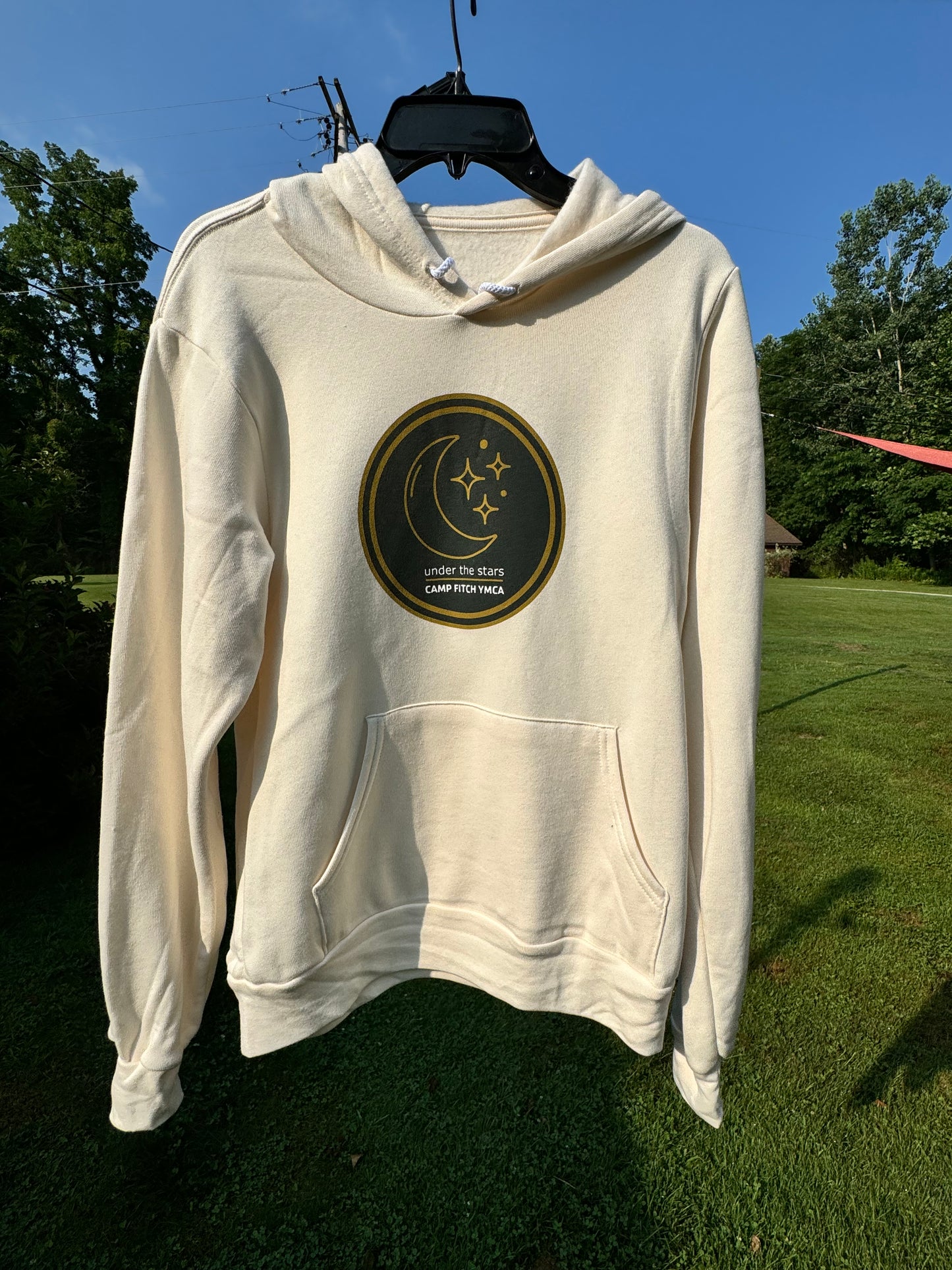 Stars Fleece Cream Hoodie