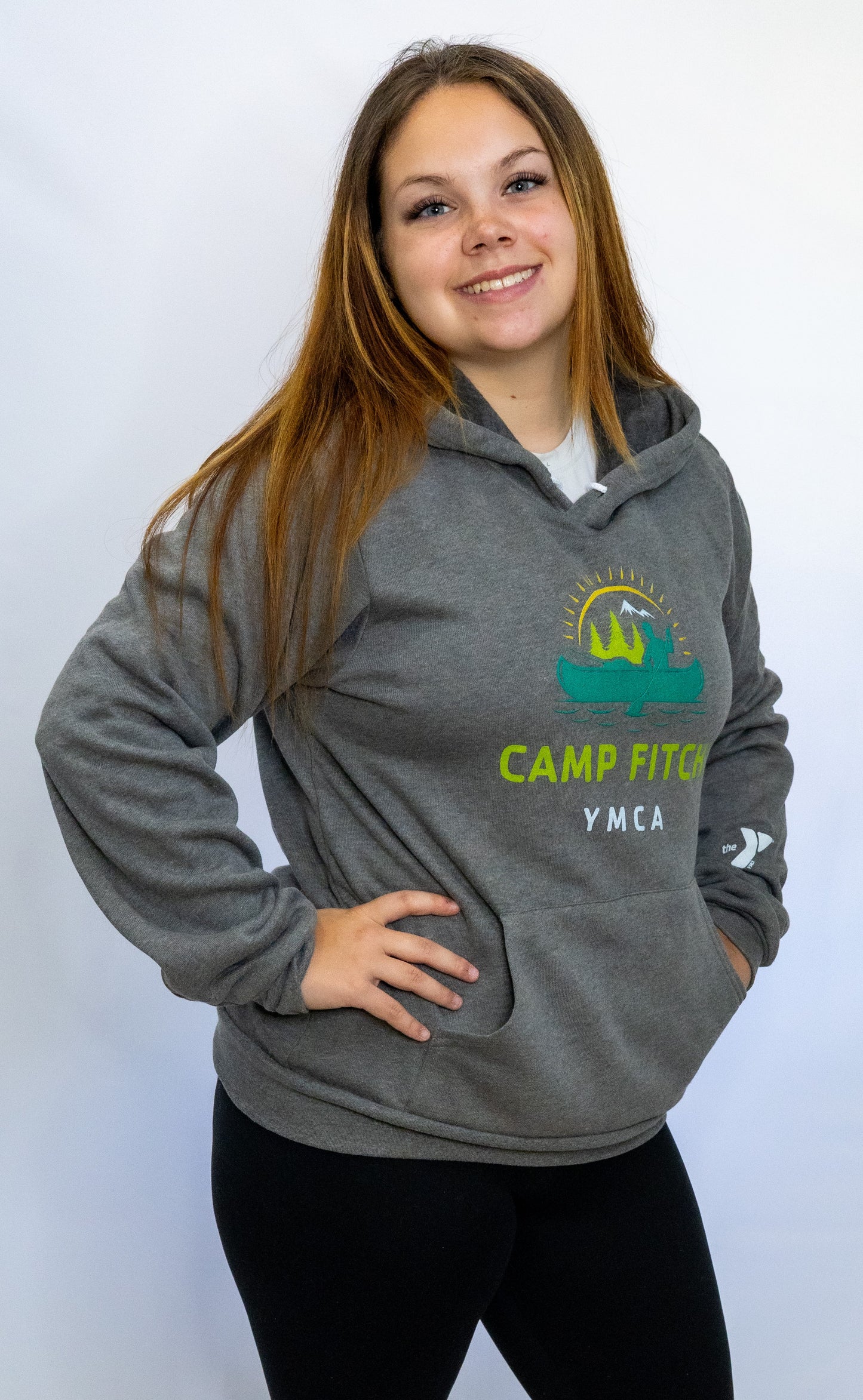 Grey Fleece Canoe Hoodie