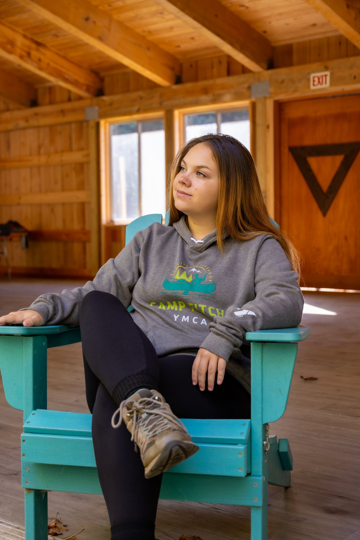 Grey Fleece Canoe Hoodie