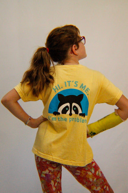 Raccoon "Hi it's Me" T-Shirt YOUTH