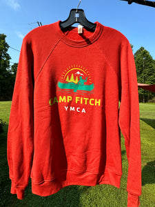 Fleece Raglan Crewneck Canoe Sweatshirt ADULT