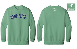 Camp Fitch "REWIND" Line - Green "University Style" heavy applique sweatshirt