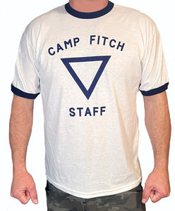 Camp Fitch "REWIND" Line - Navy Contrast Triangle Shirt